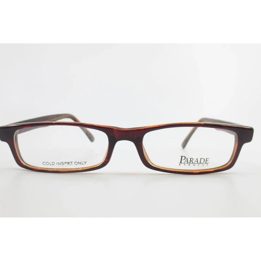 Parade Eyewear 1545 Ruby Laminate Rectangular Eyeglass Frames 51-18-140